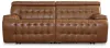 Ashley Furniture U92708S1 Temmpton - 2-Piece Power Reclining Sectional Loveseat - Chocolate