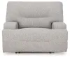Ashley Furniture 9360582 Acklen Place - Wide Seat Power Recliner - Pewter
