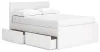 Ashley Furniture EB9630B11 Ashley Furniture EB9630B11 Onita - Full Panel Platform Bed With 1 Side Storage - White
