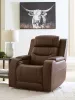 Ashley Furniture PCU1160213A Ashley Furniture PCU1160213A Knightington - Power Recliner With Audio Seating - Brown