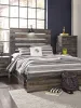 Ashley Furniture B211B12 Ashley Furniture B211B12 Drystan - Full Panel Bed With 4 Side Drawers - Brown / Beige