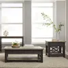 Liberty Furniture 422-OT-O3PCS Heatherbrook - 3 Piece Table Set (1 Lift Top Cocktail 2 End Tables) - Charcoal & Ash