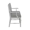 Liberty Furniture 237-C9101B River Place - Panel Back Bench - Riverstone White & Tobacco