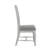 Liberty Furniture 237-C9101S River Place - Panel Back Side Chair - Riverstone White & Tobacco