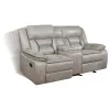 CoasterEveryday 651351-S2 Greer - 2 Piece Upholstered Reclining Sofa Set - Taupe