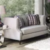 Furniture of America SM2218-LV Tegan - Loveseat - Gray / Purple