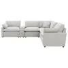 Coaster Fine Furniture 609560P-SETA Collins - 7 Piece Modular Power Reclining Sectional - Gray