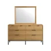 Intercon NP-BR-5491-NTO-C Newport - Mirror - Natural Oak