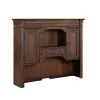 Liberty Furniture 765-HO121 Provence Park - Jr Executive Credenza Hutch - Chateau Brown