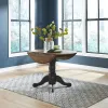 Liberty Furniture 186B-CD-DLT Liberty Furniture 186B-CD-DLT Carolina Crossing - Drop Leaf Table - Black / Antique Honey