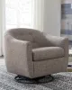 Ashley Furniture A3000003 Upshur - Swivel Glider Accent Chair - Taupe
