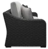 Ashley Furniture P792-838 Ashley Furniture P792-838 Beachcroft - Sofa With Cushion - Black / Light Gray
