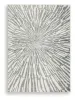 Ashley Furniture R407432 Verland - 5' x 7' Washable Rug - Gray / White