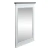 Liberty Furniture 417-BR50 Allyson Park - Two Tone Crown Mirror - Wirebrushed White / Charcoal