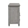 Liberty Furniture 824-TV66 Heartland - Entertainment TV Stand - Antique White / Tobacco Tops