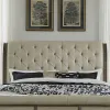 Liberty Furniture 615-BR21HU Americana Farmhouse - Queen Upholstered Sleigh Headboard - Dusty Taupe