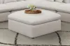 CoasterElevations 551453 Hobson - Square Upholstered Ottoman - Ivory