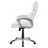 CoasterEssence 801140 Kaffir - Upholstered Adjustable Home Office Desk Chair - White