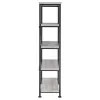 CoasterEveryday 801546 Analiese - 4-Shelf Bookshelf - Gray Driftwood