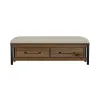 Intercon NC-BR-8058B-HCK-C Norcross - Storage Bench - Hickory