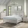Intercon SM-BR-8865Q-RWH-C Intercon SM-BR-8865Q-RWH-C San Mateo - Queen Standard Bed - Rustic White