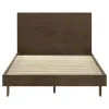 Coaster Fine Furniture 225011Q Glenwood - Queen Platform Panel Bed - Warm Brown