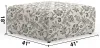 Jackson Furniture Industries 234012-1489/43 Stockbridge - Cocktail Ottoman - Denim