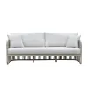 Intercon AX-SF-3079C-WHT-C Alexa - Outdoor Seating Sofa With Pillows - White
