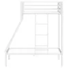 Coaster Fine Furniture 460365WHT Alevera - Metal Twin Over Full Bunk Bed With Ladder - White