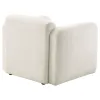 Coaster Fine Furniture 509813 Dorset - Fabric Upholstered Round Track Arm Accent Chair - White