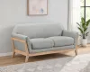 Coaster Fine Furniture 511072 Vaughn - Fabric Upholstered Flared Arm Loveseat - Gray