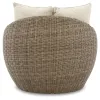 Ashley Furniture P505-821 Danson - Swivel Lounge w/Cushion (Set of 2) - Beige