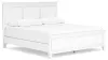 Ashley Furniture B680/31/36/46/56/58/97 Ashley Furniture B680/31/36/46/56/58/97 Fortman - 6 Pc. - Dresser, Mirror, Chest, King Panel Bed - White