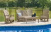 Ashley Furniture P114/835/820(2)/701 Ashley Furniture P114/835/820(2)/701 Hyland Wave - 4 Pc. - Glider Loveseat, 2 Swivel Glider Chairs, Cocktail Table - Driftwood