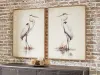 Ashley Furniture A8000414 Aubinell - Wall Art Set (Set of 2) - Beige