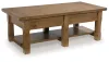 Ashley Furniture T539-1 Vandenmore - Rectangular Cocktail Table - Medium Brown