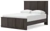 Ashley Furniture PCB3167B4 Shaehartin - Queen Panel Platform Bed - Dark Brown