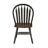 Liberty Furniture 186B-C1000S Liberty Furniture 186B-C1000S Carolina Crossing - Windsor Side Chair - Black / Antique Honey