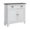 Liberty Furniture 417-AC42 Allyson Park - Accent Hall Console - Wirebrushed White / Charcoal