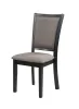 New Classic D4832B-60S-REC Potomac - 5 Piece Rectangle Dining Set (Table & 4 Chairs) - Brown / Black