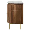CoasterElevations 105145 Ortega - 4 Door Marble Top Sideboard Buffet Cabinet - Natural