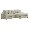 Coaster Fine Furniture 509899 Blaine - Reversible Upholstered Chaise Sectional Sofa - Sand
