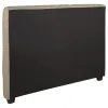CoasterEssence 300007KEB1 Chloe - Upholstered Eastern King Panel Headboard - Oatmeal