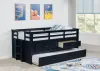 Coaster Fine Furniture 401980T Carlsbad - Wood Twin Captains Bed With Trundle - Navy Blue