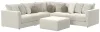 Jackson Furniture Industries 2235/36/31/59/37/12-16 Ritzy - 5 Piece Modular Sectional And 1 Included Cocktail Ottoman - Bone