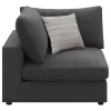 CoasterEssence 551325 Serene - Upholstered Corner - Charcoal