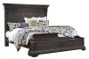 Pulaski Furniture P012-BR-K4 Pulaski Furniture P012-BR-K4 Caldwell - King Storage Bed - Smoked Molasses