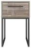 Ashley Furniture EB2320-291 Neilsville - One Drawer Night Stand - Vinyl-Wrapped - Whitewash