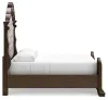 Ashley Furniture B947B2 Ashley Furniture B947B2 Maylee - Queen Upholstered Bed - Dark Brown