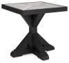 Ashley Furniture P792-702 Beachcroft - Square End Table - Black / Light Gray